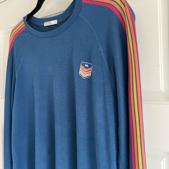 Chaser Blue Long Sleeve with Rainbow Stripes - Picture 4 of 4